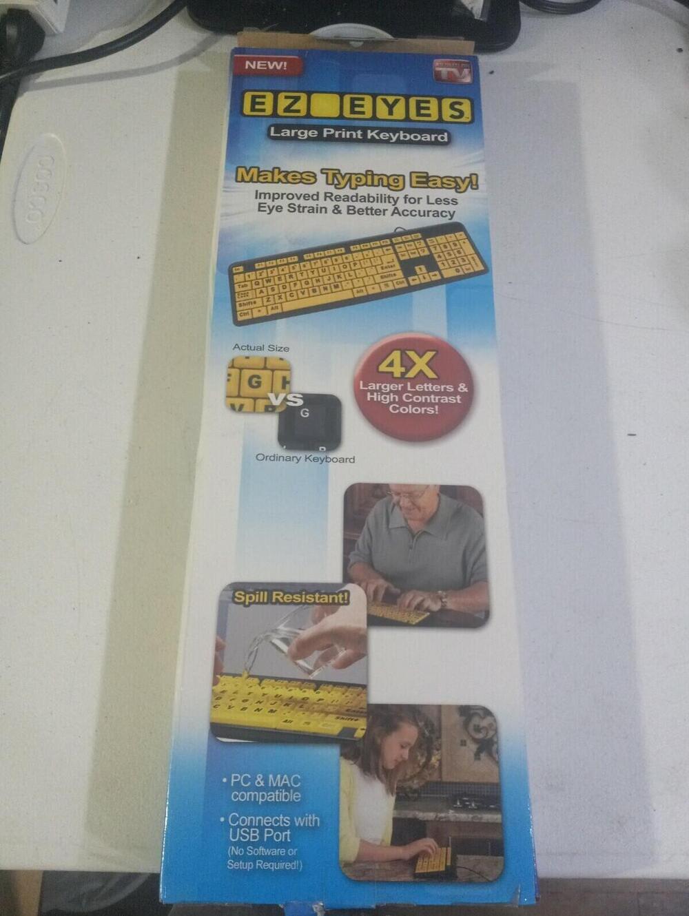 EZ Eyes Large Print Keyboard